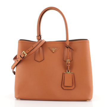 Prada Cuir Double Tote Saffiano Leather Large