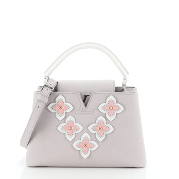 Louis Vuitton Capucines Handbag Limited Edition Leather with Applique PM