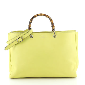 Gucci Bamboo Shopper Tote Leather Large