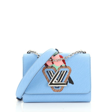 Louis Vuitton Twist Handbag Epi Leather with Sequins MM