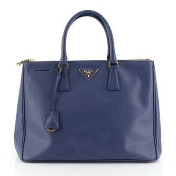 Prada Double Zip Lux Tote Saffiano Leather Large