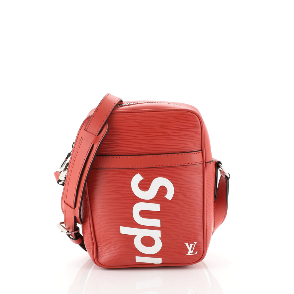 Louis Vuitton Danube Handbag Limited Edition Supreme Epi Leather PM Red  21881510