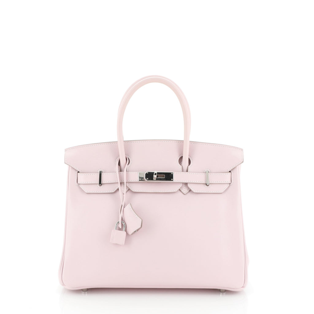 Hermes Birkin Handbag Pink Swift with Palladium Hardware 30 Pink 4892915