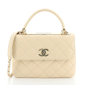 Chanel Trendy CC Top Handle Bag Quilted Lambskin Small