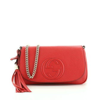 Gucci Soho Chain Crossbody Bag Leather Medium