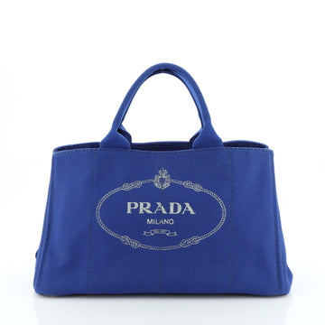 Prada Canapa Tote Canvas Large