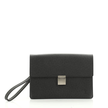 Louis Vuitton Selenga Pochette Taiga Leather 