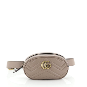Gucci GG Marmont Belt Bag Matelasse Leather 