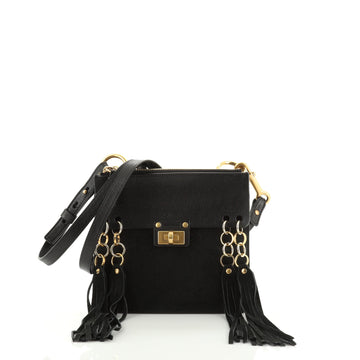 Chloe Jane Crossbody Bag Leather and Suede Small