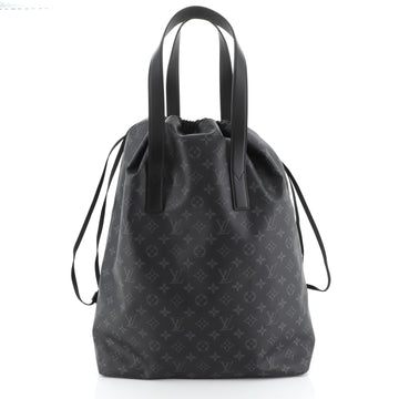 Louis Vuitton Cabas Light Drawstring Bag Monogram Eclipse Canvas 