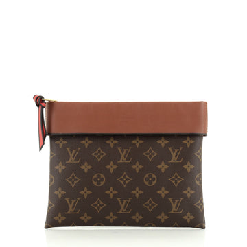 Louis Vuitton Tuileries Pochette Monogram Canvas with Leather 