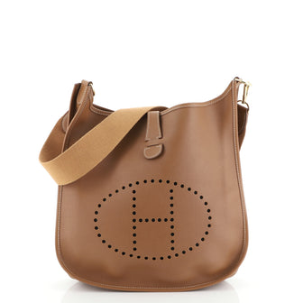 Hermes Evelyne Crossbody Gen I Courchevel GM
