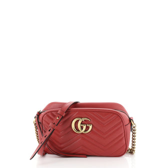 Gucci GG Marmont Shoulder Bag Matelasse Leather Small