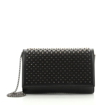 Christian Louboutin Paloma Clutch Spiked Leather 