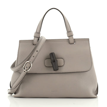 Gucci Bamboo Daily Top Handle Bag Leather Small