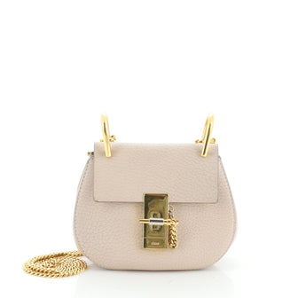 Chloe Drew Crossbody Bag Leather Nano