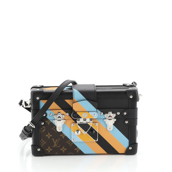 Louis Vuitton Petite Malle Handbag Limited Edition Monogram Canvas 