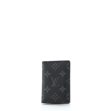Louis Vuitton Pocket Organizer Monogram Eclipse Canvas 