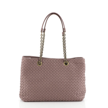 Bottega Veneta Double Chain Tote Intrecciato Nappa Medium