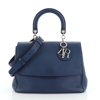 Be Dior Bag Pebbled Leather Medium