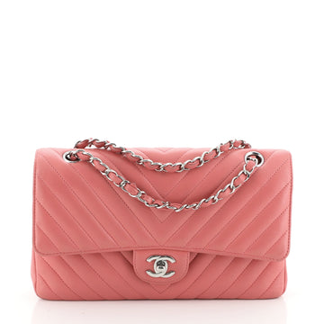 Classic Double Flap Bag Chevron Lambskin Medium