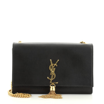 Classic Monogram Tassel Crossbody Bag Leather Medium