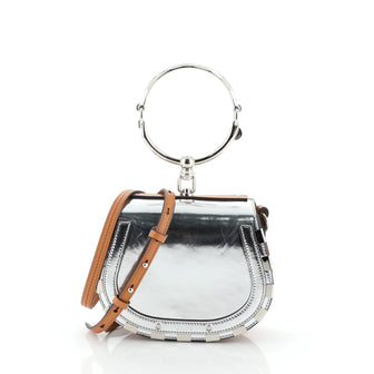 Nile Crossbody Bag Mirror Leather Small