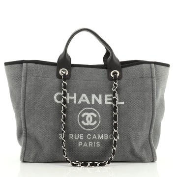 Chanel Deauville Tote Canvas Large