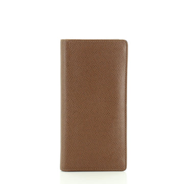 Louis Vuitton Brazza Wallet Taiga Leather 