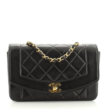 Chanel Vintage Diana Flap Bag Quilted Lambskin Small