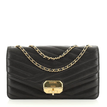 Chanel Gabrielle Flap Bag Chevron Leather Medium