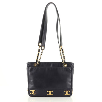 Chanel Vintage CC Shopping Tote Lambskin Medium