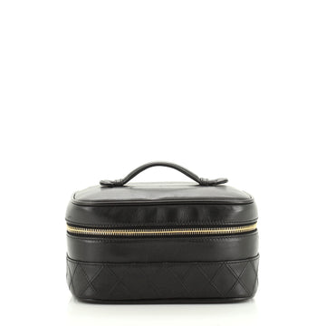 Chanel Vintage Cosmetic Case Lambskin 