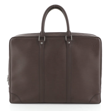 Louis Vuitton Porte-Documents Voyage Briefcase Epi Leather 