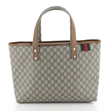 Gucci Web Loop Tote GG Coated Canvas Medium