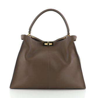 Fendi Peekaboo X-Lite Bag Leather Large