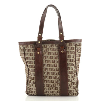 Fendi Open Tote Zucchino Canvas Medium