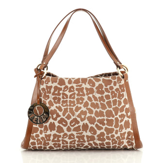 Fendi Chef Tote Printed Nylon Medium