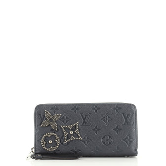 Louis Vuitton Zippy Wallet Pins Monogram Empreinte Leather 