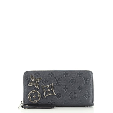 Louis Vuitton Zippy Wallet Pins Monogram Empreinte Leather 