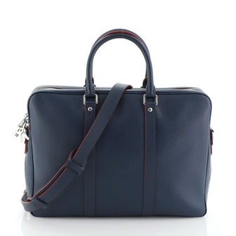 Louis Vuitton Porte-Documents Voyage Briefcase Taiga Leather PM