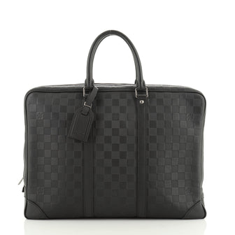 Louis Vuitton Porte-Documents Voyage Briefcase Damier Infini Leather 