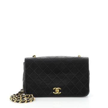Chanel Vintage 3 Way Full Flap Bag Quilted Lambskin Small