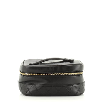 Chanel Vintage Cosmetic Case Lambskin 