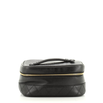 Chanel Vintage Cosmetic Case Lambskin 
