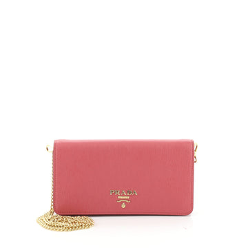 Prada Wallet on Chain Saffiano Leather 