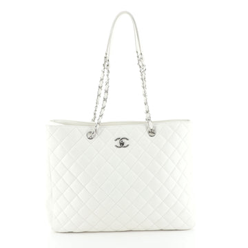 Chanel Classic CC Shopping Tote Quilted Calfskin Large