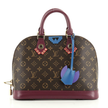 Louis Vuitton Alma Handbag Limited Edition Totem Monogram Canvas PM