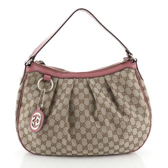 Gucci Sukey Hobo GG Canvas Medium
