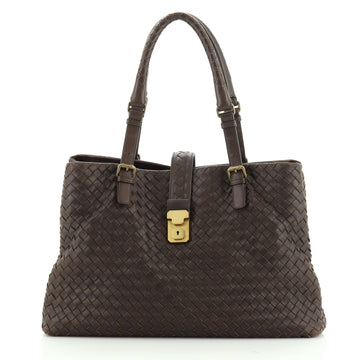 Bottega Veneta Roma Handbag Intrecciato Nappa Medium